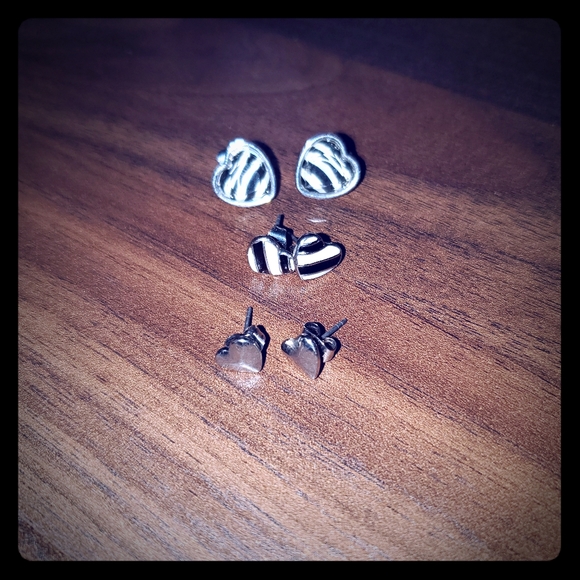 SO Jewelry - Heart Earrings Set